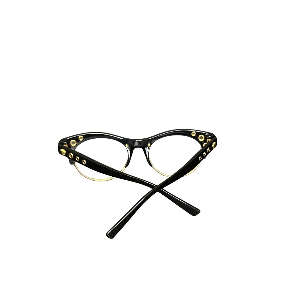 Versace Women's Elegant Black and Gold Glasses​ - Picture 5 of 8